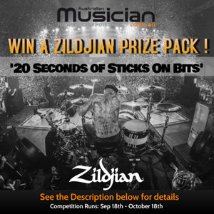 WIN A FAB ZILDJIAN MERCH PACK IN OUR ’20 SECONDS OF STICKS ON BITS’ COMPETITION