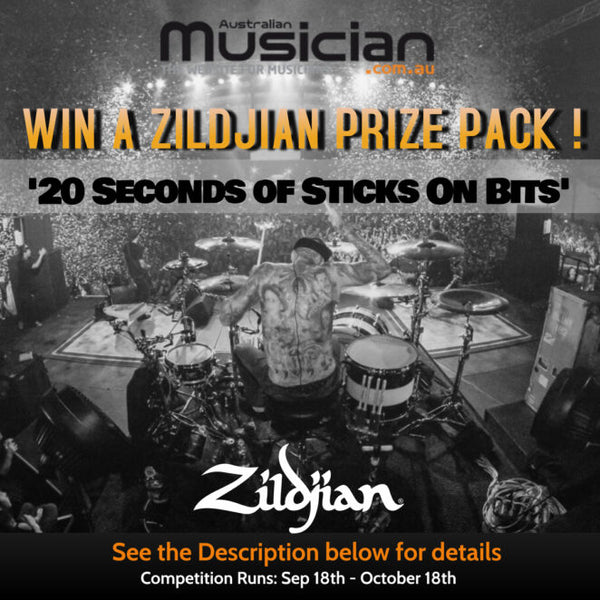 WIN A FAB ZILDJIAN MERCH PACK IN OUR ’20 SECONDS OF STICKS ON BITS’ COMPETITION